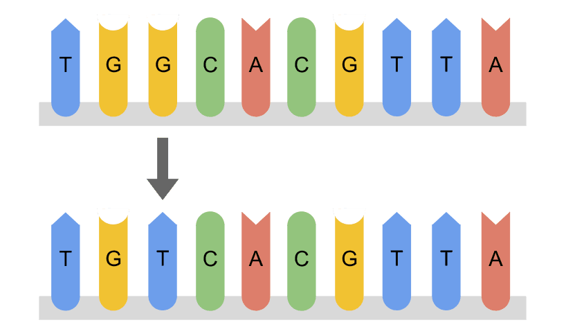 illustration of a substitution